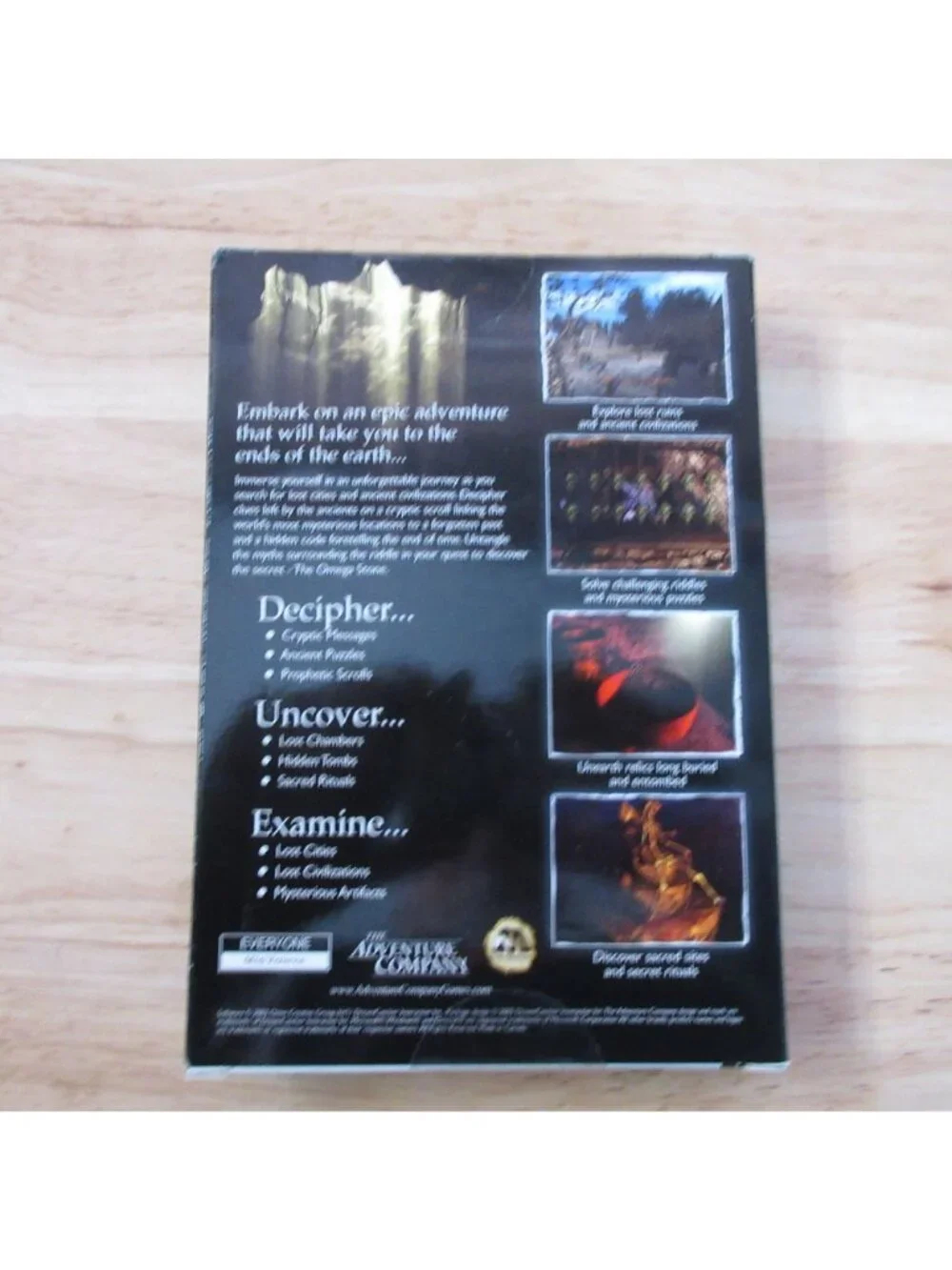 Omega Stone: Riddle of the Sphinx II (PC, 2003) New SEALED package